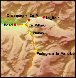 Karte Vanoise 2